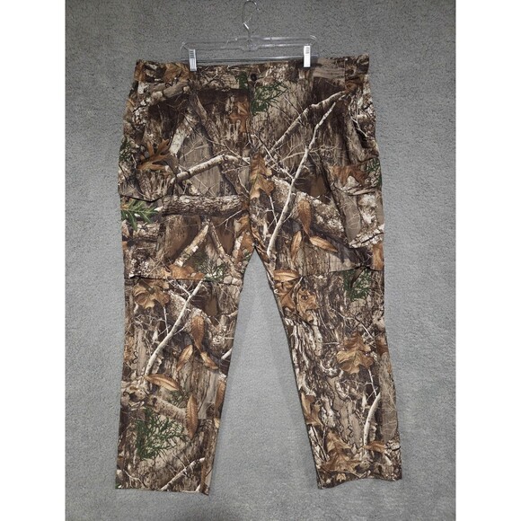 Magellan Outdoors Pants Mens 3XL 46x32 Realtree EDGE Camo Ripstop Hunting Field - Picture 1 of 12